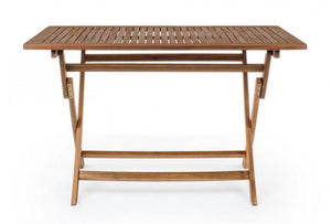 Tavolo Legno Marrone da Esterno 70x120 cm - SERENITY