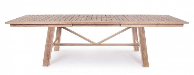 Tavolo Allungabile in Teak Marrone da Esterno 220–300 cm - CHARMING