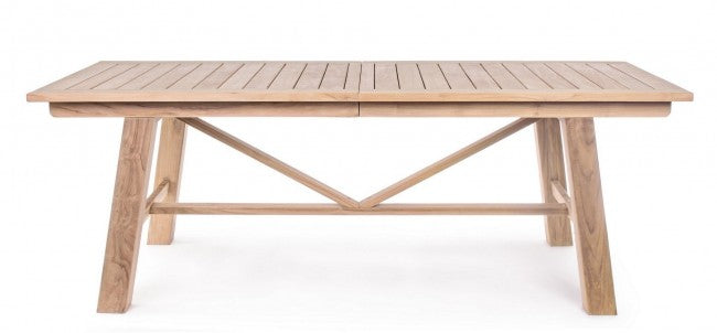 Tavolo Allungabile in Teak Marrone da Esterno 220–300 cm - CHARMING