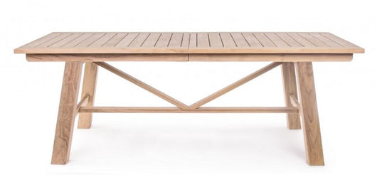 Tavolo Allungabile in Teak Marrone da Esterno 220–300 cm - CHARMING