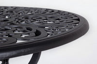 Tavolo da Giardino Alluminio Antracite Classico da Esterno - REGENCY Dimensione: 80x80 cm, Colore: Antracite