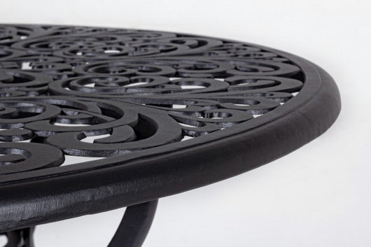 Tavolo da Giardino Alluminio Antracite Classico da Esterno - REGENCY Dimensione: 80x80 cm, Colore: Antracite