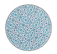 Tavolo Rotondo Acciaio Nero Moderno da Esterno 60 cm - MYTHICAL Colore: Composizione 4