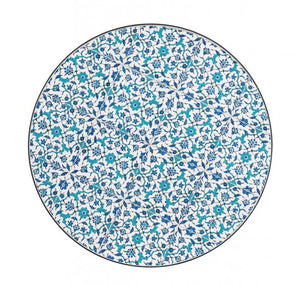 Tavolo Rotondo Acciaio Nero Moderno da Esterno 60 cm - MYTHICAL Colore: Composizione 4