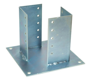 supporto per travi in legno mm.160x160 piano mm. 230x230 cod:ferx.vit21646