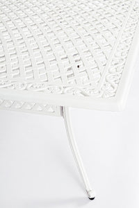 Tavolo da Giardino Alluminio Antracite Classico da Esterno - CLASSIC Colore: Bianco, Dimensione: 213x107 cm