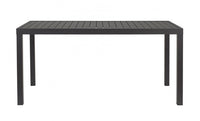 Tavolo da giardino in alluminio - HILDE Colore: Antracite, Dimensione: 150x80 cm
