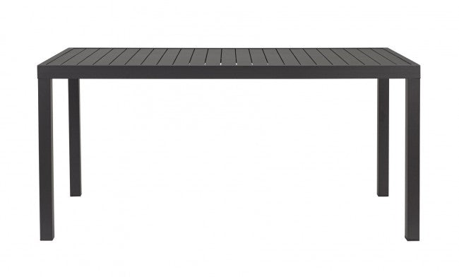 Tavolo da giardino in alluminio - HILDE Colore: Antracite, Dimensione: 150x80 cm
