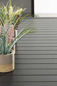 Tavolo da giardino in alluminio - HILDE Colore: Antracite, Dimensione: 150x80 cm