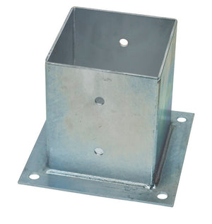 supporto chiuso per travi in legno mm.101x101 piano mm. 180x180 cod:ferx.vit29081