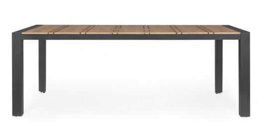 Tavolo Allungabile Alluminio Antracite Moderno da Esterno - MESSENGER Colore: Antracite