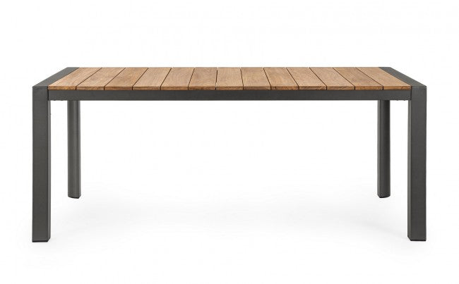 Tavolo Allungabile Alluminio Bianco Moderno da Esterno - HIGHLANDER Colore: Antracite