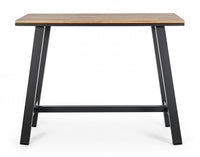 Tavolo Bar Alluminio Antracite Moderno da Esterno 131x73 - NAVIGATOR Colore: Antracite