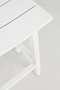 Sgabello Bar Alluminio Bianco Moderno da Esterno - NAVIGATOR Colore: Bianco