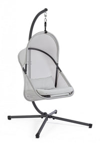 Poltrona Sospesa Acciaio Grigio Moderna da Esterno - MEADOW