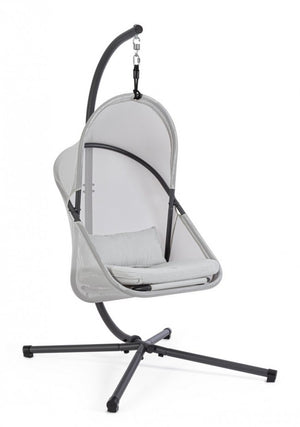 Poltrona Sospesa Acciaio Grigio Moderna da Esterno - MEADOW