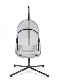 Poltrona Sospesa Acciaio Grigio Moderna da Esterno - MEADOW