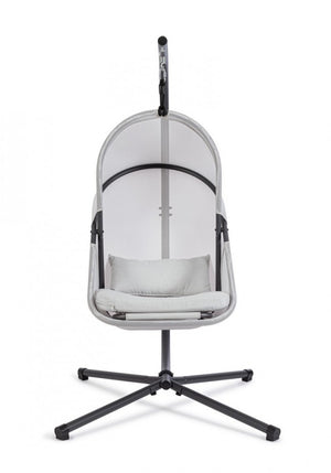 Poltrona Sospesa Acciaio Grigio Moderna da Esterno - MEADOW