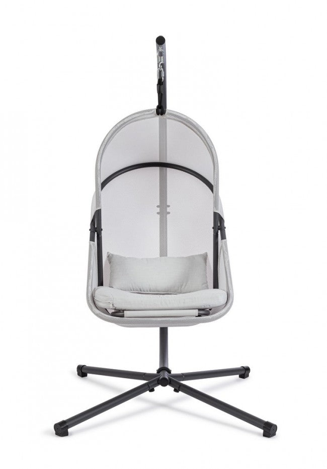 Poltrona Sospesa Acciaio Grigio Moderna da Esterno - MEADOW