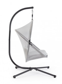 Poltrona Sospesa Acciaio Grigio Moderna da Esterno - MEADOW