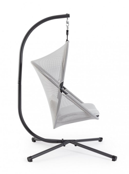 Poltrona Sospesa Acciaio Grigio Moderna da Esterno - MEADOW