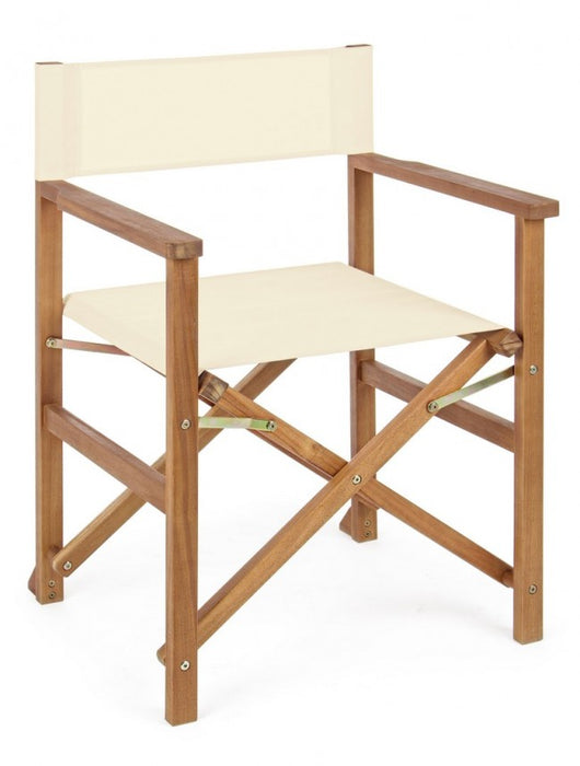 Sedia Regista pieghevole in legno (6 Pezzi) - NOEMI Colore: Avorio