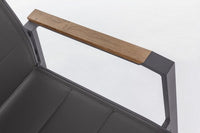 Sedia da giardino in alluminio con Braccioli (6 Pezzi) - ELIAS Colore: Antracite