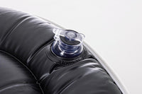 Pouf Gonfiabile da esterno (2 Pezzi) - RIGHE Colore: Grigio