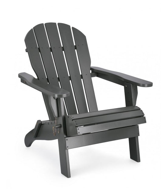 Poltrona Pieghevole Legno Grigio da Esterno - HISTORIC Colore: Grigio