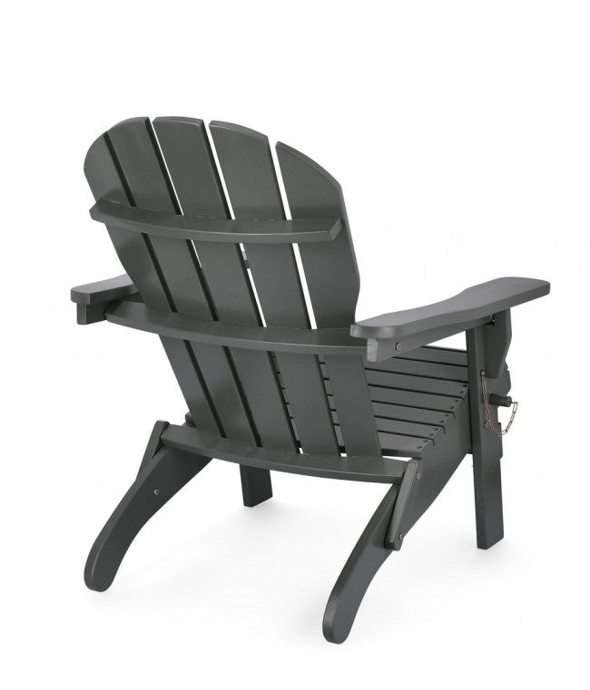 Poltrona Pieghevole Legno Grigio da Esterno - HISTORIC Colore: Grigio