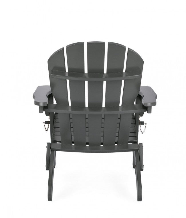 Poltrona Pieghevole Legno Grigio da Esterno - HISTORIC Colore: Grigio