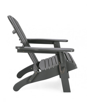 Poltrona Pieghevole Legno Grigio da Esterno - HISTORIC Colore: Grigio