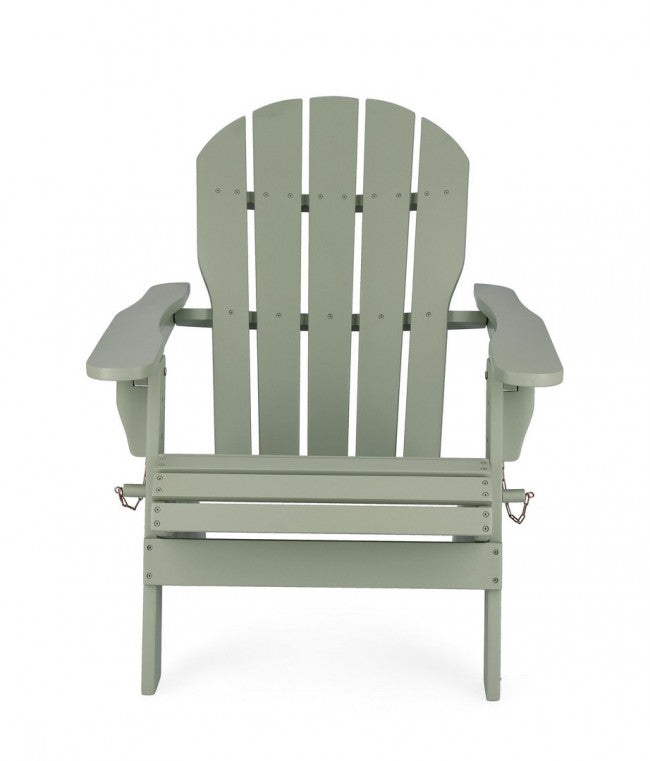 Poltrona Pieghevole Legno Grigio da Esterno - HISTORIC Colore: Verde
