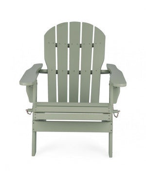 Poltrona Pieghevole Legno Grigio da Esterno - HISTORIC Colore: Verde