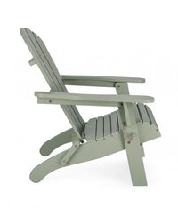 Poltrona Pieghevole Legno Grigio da Esterno - HISTORIC Colore: Verde