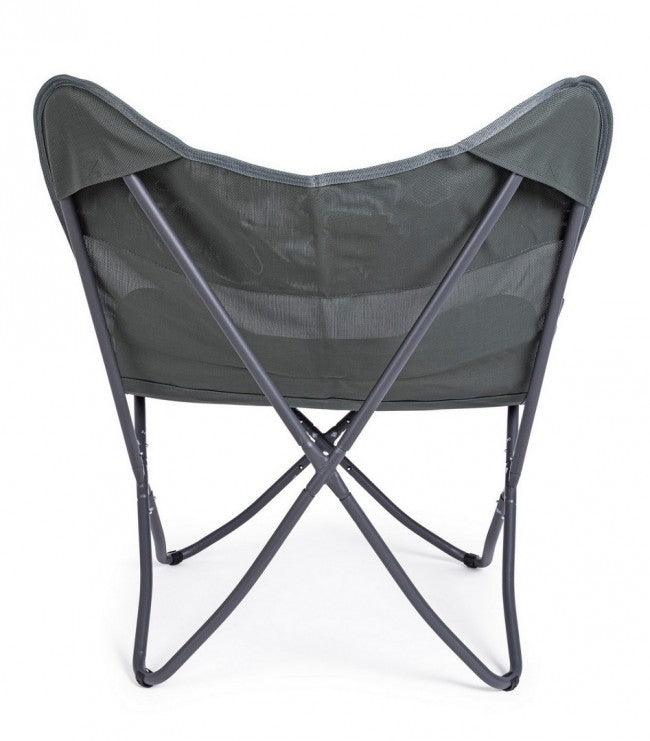 Poltrona Acciaio Verde Moderna da Esterno - FLIGHT Colore: Verde