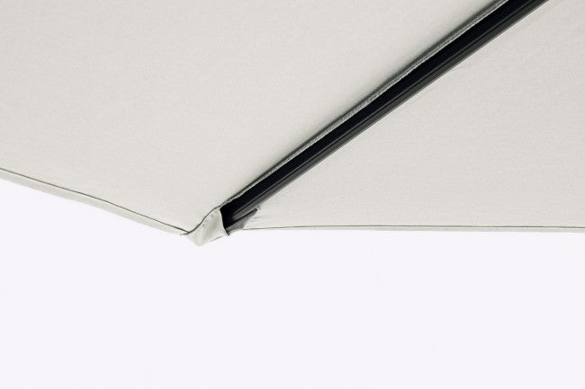 Ombrellone Alluminio Turchese Moderno da Giardino - EXOTICA Dimensione: 300x300 cm, Colore: Bianco