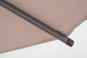 Ombrellone Doppio Acciaio Tortora Moderno da Giardino - BRAZILIAN Colore: Tortora