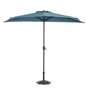 Ombrellone Mezzaluna Alluminio Turchese da Esterno 270 - EXOTICA Colore: Turchese