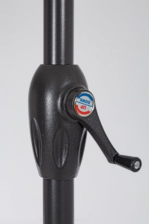 Ombrellone Mezzaluna Alluminio Turchese da Esterno 270 - EXOTICA Colore: Turchese