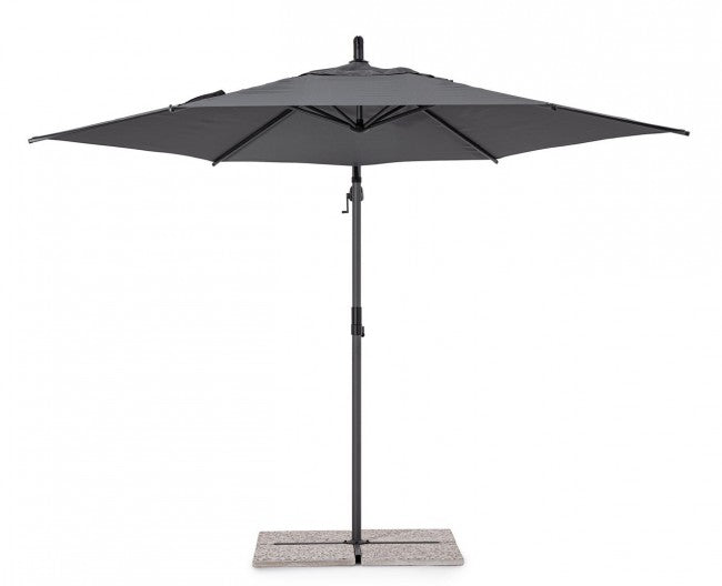 Ombrellone da Giardino Alluminio Nero Moderno 3M - TROPICAL Colore: Nero