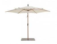 Ombrellone da Giardino Alluminio Nero Moderno 3M - TROPICAL Colore: Naturale