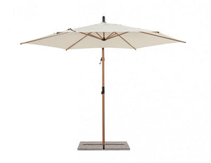 Ombrellone da Giardino Alluminio Nero Moderno 3M - TROPICAL Colore: Naturale