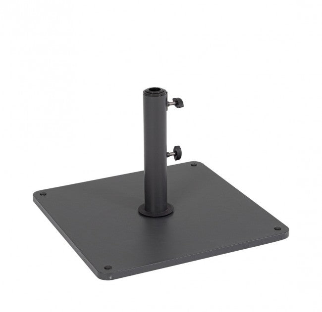 Base Ombrellone Acciaio Nero da Esterno 25Kg - SLATE
