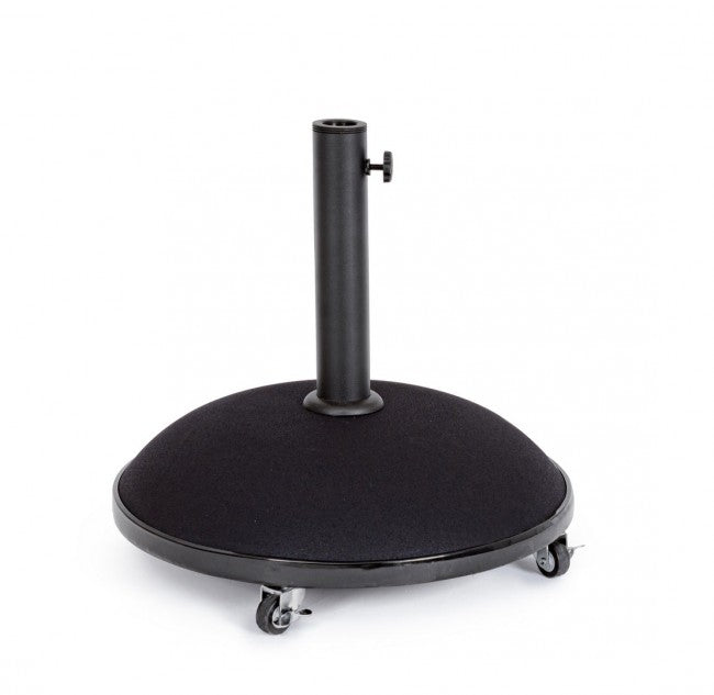 Base Ombrellone con ruote 35Kg - BARRY Colore: Nero