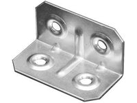 piastrina di giunzione angolare ferro zincato 100 pz.  mm.40x20x20 cod:ferx.vit45357