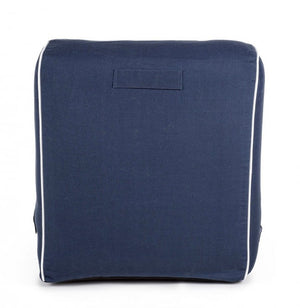 Chaise Longue Gonfiabile Poliestere Grigio Moderna da Interno - DIVA Colore: Blu