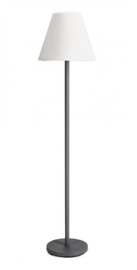 Piantana Acciaio Bianco Moderna da Esterno H150 - SOLARIS LAMP