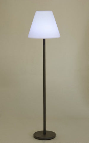 Piantana Acciaio Bianco Moderna da Esterno H150 - SOLARIS LAMP