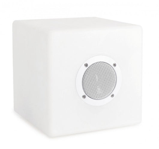 Lampada LED Speaker in Resina Bianca Moderna da Interno - AQUA PARADISE